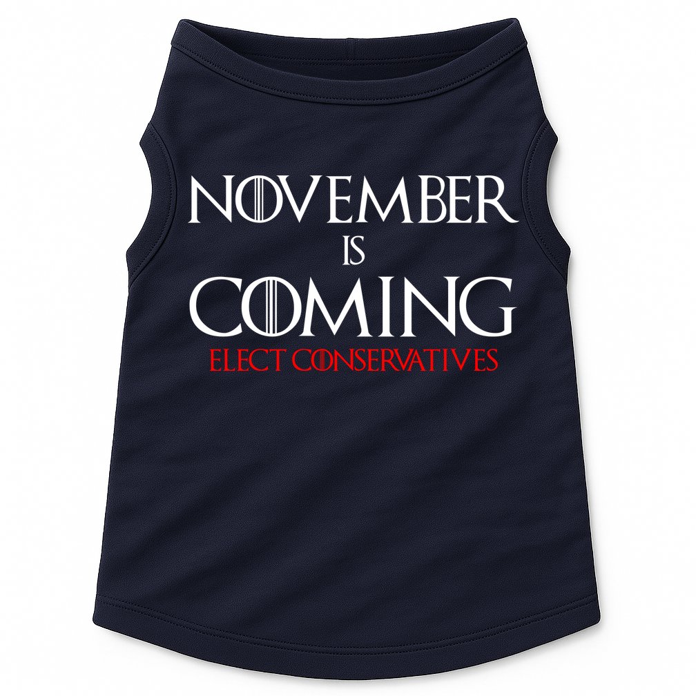 November is Coming Elect Conservatives Election Doggie Tank