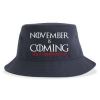 November is Coming Elect Conservatives Election Sustainable Bucket Hat