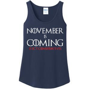 November is Coming Elect Conservatives Election Ladies Essential Tank