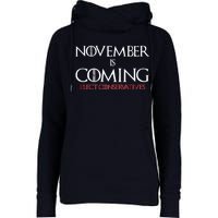 November is Coming Elect Conservatives Election Womens Funnel Neck Pullover Hood