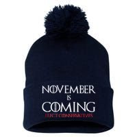 November is Coming Elect Conservatives Election Pom Pom 12in Knit Beanie