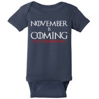 November is Coming Elect Conservatives Election Baby Bodysuit