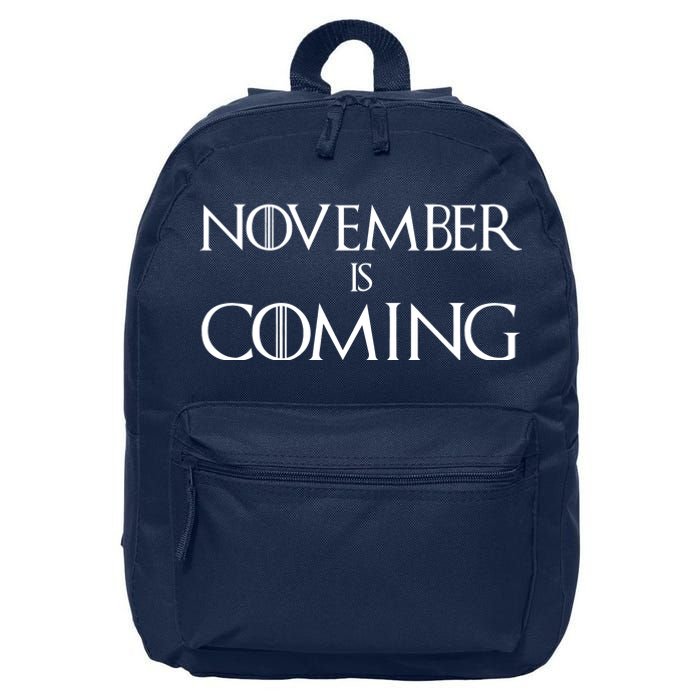 November is Coming Election 16 in Basic Backpack