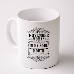 November Woman Funny Birthday Coffee Mug