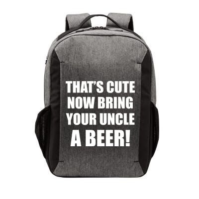 Now Bring Your Uncle a Beer Vector Backpack