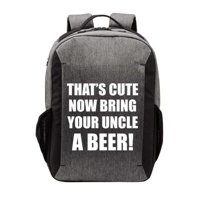 Now Bring Your Uncle a Beer Vector Backpack