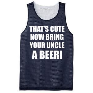 Now Bring Your Uncle a Beer Mesh Reversible Basketball Jersey Tank