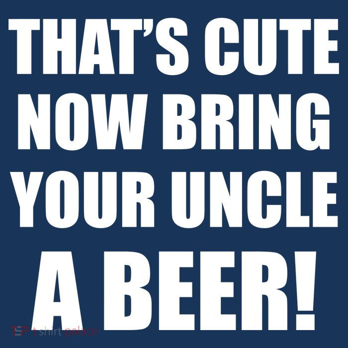 Now Bring Your Uncle a Beer Short Acrylic Beanie