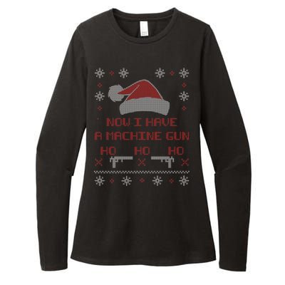 Now I Have A Machine Gun Ho HJo Ho X-Mas Womens CVC Long Sleeve Shirt