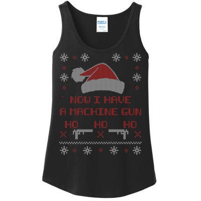 Now I Have A Machine Gun Ho HJo Ho X-Mas Ladies Essential Tank