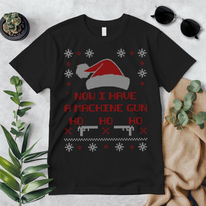 Now I Have A Machine Gun Ho HJo Ho X-Mas Premium T-Shirt