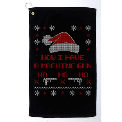 Now I Have A Machine Gun Ho HJo Ho X-Mas Golf Towel