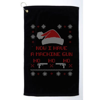 Now I Have A Machine Gun Ho HJo Ho X-Mas Platinum Collection Golf Towel