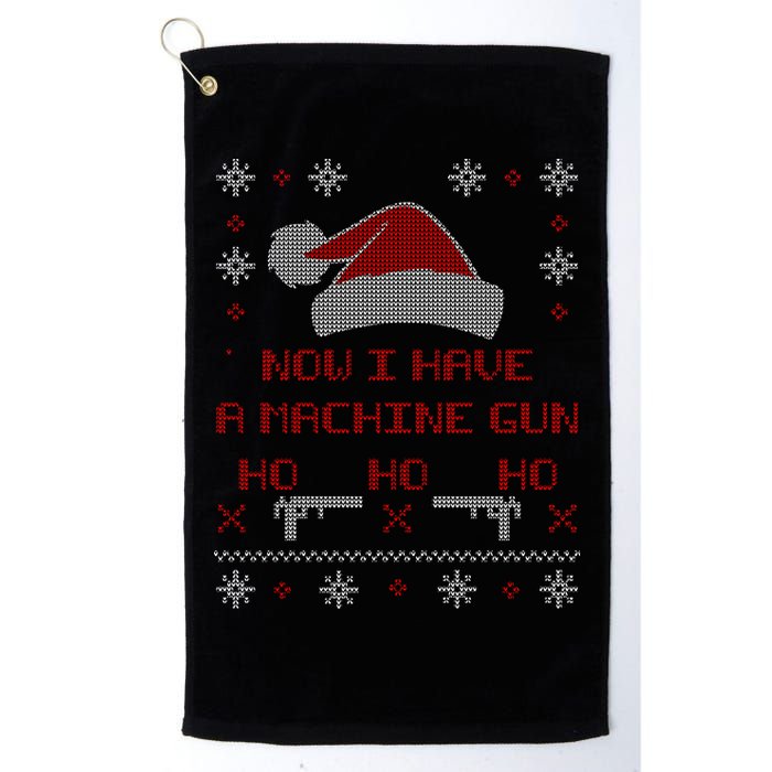 Now I Have A Machine Gun Ho HJo Ho X-Mas Golf Towel