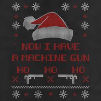 Now I Have A Machine Gun Ho HJo Ho X-Mas Golf Towel