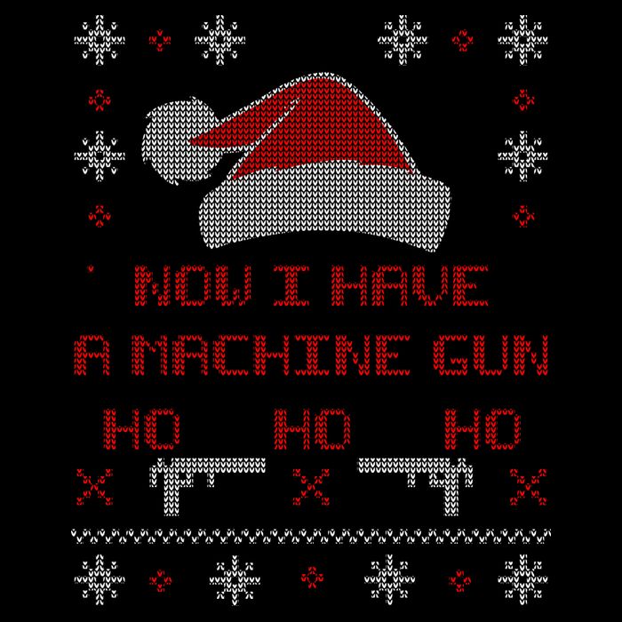 Now I Have A Machine Gun Ho HJo Ho X-Mas Women's V-Neck T-Shirt