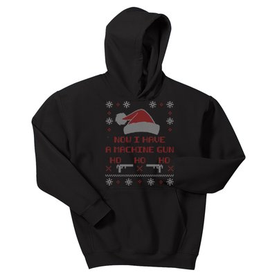 Now I Have A Machine Gun Ho HJo Ho X-Mas Kids Hoodie