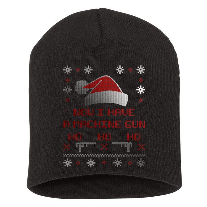 Now I Have A Machine Gun Ho HJo Ho X-Mas Short Acrylic Beanie