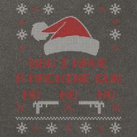 Now I Have A Machine Gun Ho HJo Ho X-Mas Cotton Canvas Backpack