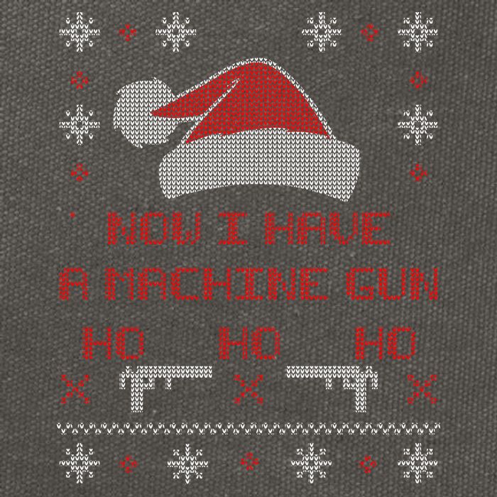 Now I Have A Machine Gun Ho HJo Ho X-Mas Cotton Canvas Backpack