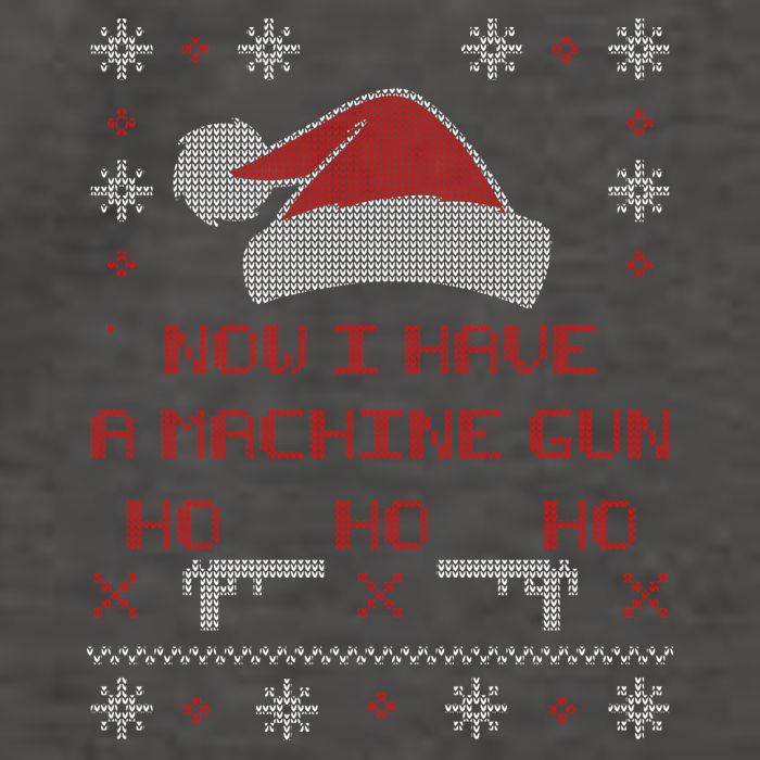 Now I Have A Machine Gun Ho HJo Ho X-Mas Vector Backpack