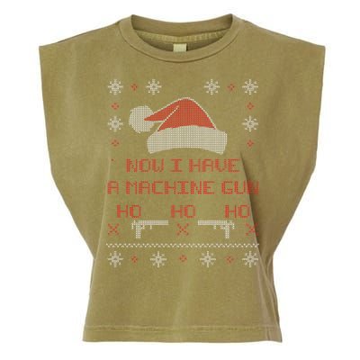 Now I Have A Machine Gun Ho HJo Ho X-Mas Garment-Dyed Women's Muscle Tee