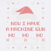 Now I Have A Machine Gun Ho HJo Ho X-Mas Garment-Dyed Sweatshirt