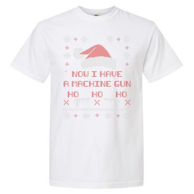 Now I Have A Machine Gun Ho HJo Ho X-Mas Garment-Dyed Heavyweight T-Shirt