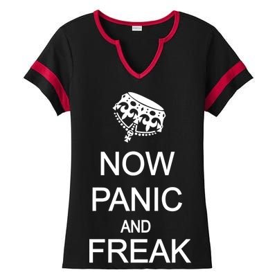 Now Panic and Freak Out Ladies Halftime Notch Neck Tee