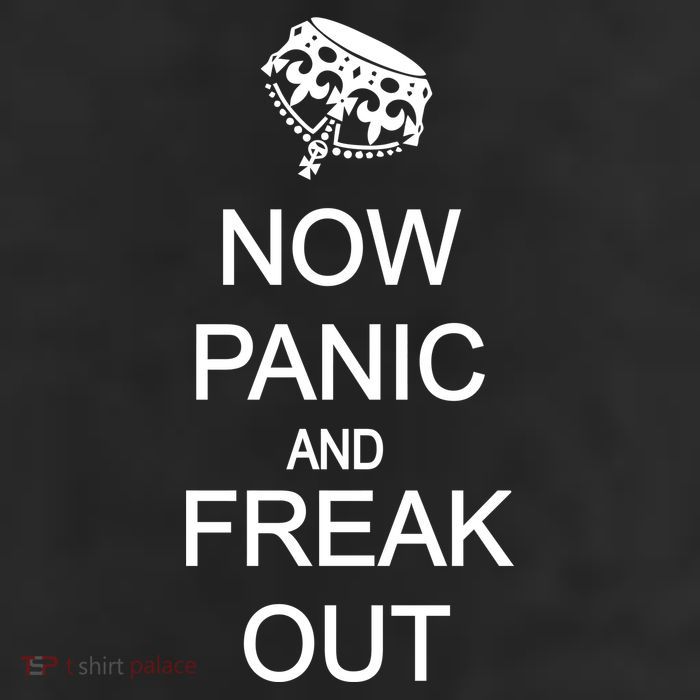 Now Panic and Freak Out 11oz C Handle Ceramic Mug