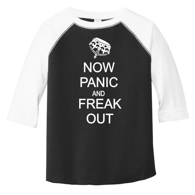 Now Panic and Freak Out Toddler Fine Jersey T-Shirt