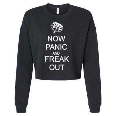 Now Panic and Freak Out Cropped Pullover Crew