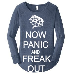 Now Panic and Freak Out Women's Perfect Tri Tunic Long Sleeve Shirt