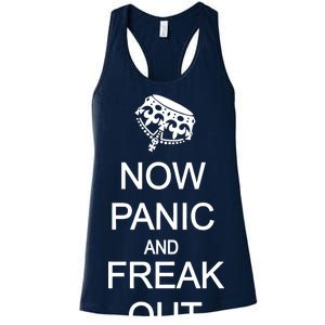 Now Panic and Freak Out Women's Racerback Tank