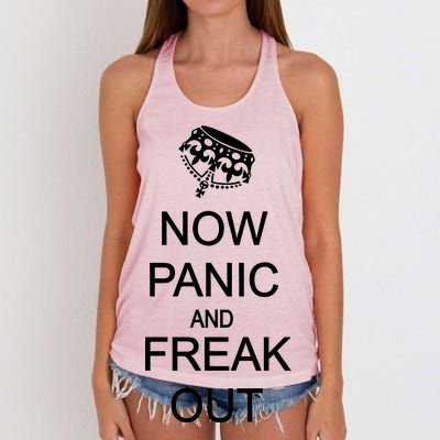 Now Panic and Freak Out Women's Knotted Racerback Tank