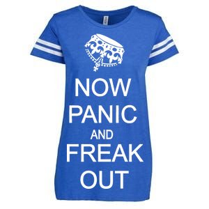 Now Panic and Freak Out Enza Ladies Jersey Football T-Shirt