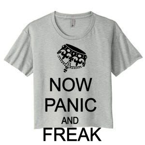 Now Panic and Freak Out Women's Crop Top Tee