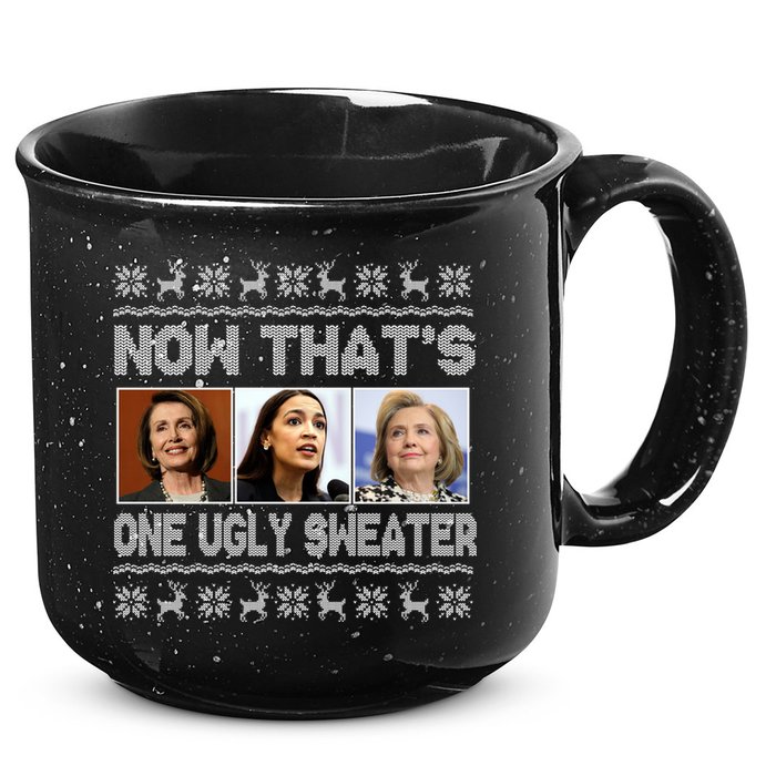 Now That's One Ugly Christmas Sweater 15oz Campfire Ceramic Mug