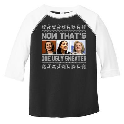 Now That's One Ugly Christmas Sweater Toddler Fine Jersey T-Shirt
