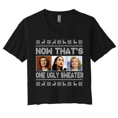 Now That's One Ugly Christmas Sweater Crop Top