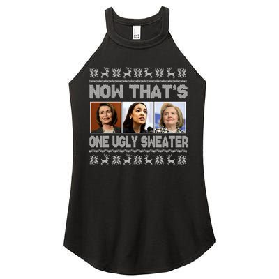 Now That's One Ugly Christmas Sweater Women's Perfect Tri Rocker Tank