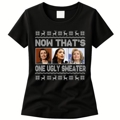 Now That's One Ugly Christmas Sweater Womens T-Shirt
