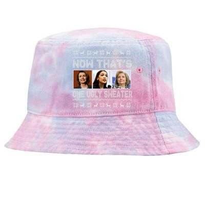 Now That's One Ugly Christmas Sweater Tie-Dyed Bucket Hat