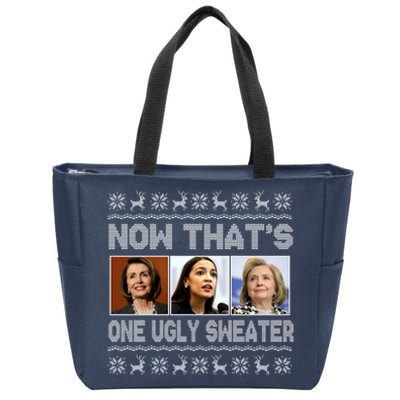 Now That's One Ugly Christmas Sweater Zip Tote Bag