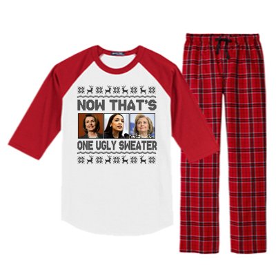 Now That's One Ugly Christmas Sweater Raglan Sleeve Pajama Set