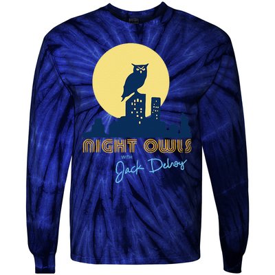 Night Owls With Jack Delroy Tie-Dye Long Sleeve Shirt