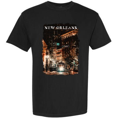 New Orleans Watercolor Garment-Dyed Heavyweight T-Shirt