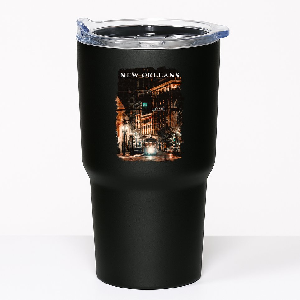 New Orleans Watercolor Tumbler