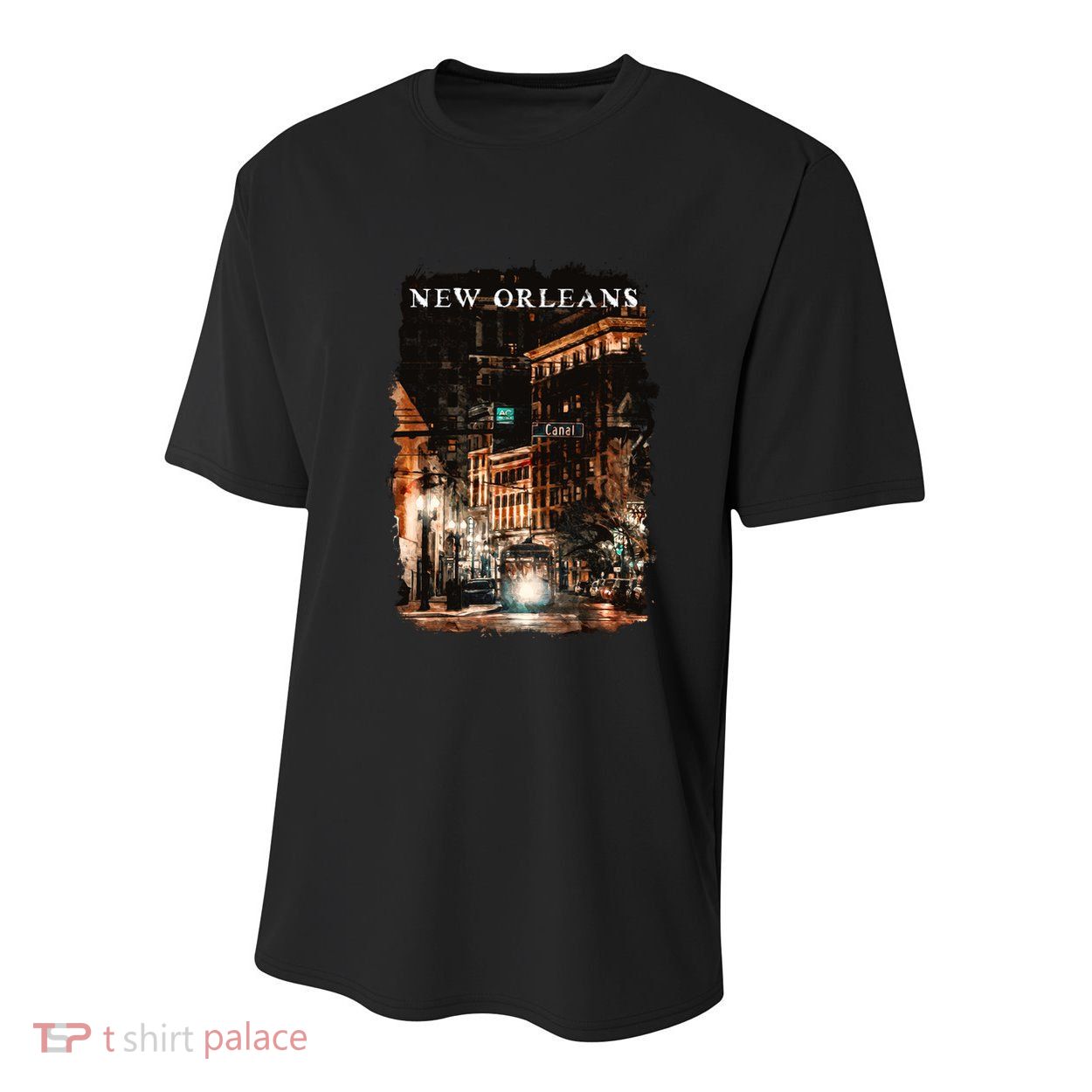 New Orleans Watercolor Youth Performance Sprint T-Shirt