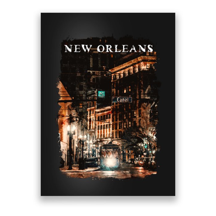 New Orleans Watercolor Poster
